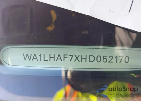 2017 Audi Q7 2.0T Premium z USA, uszkodzony, nr VIN WA1LHAF7XHD052170